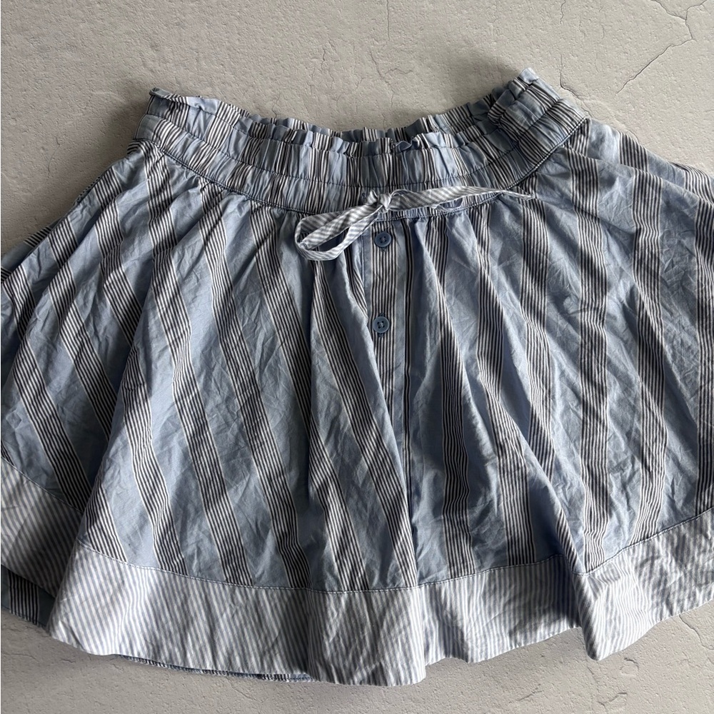 Aerie Light Blue Boxer Skort - Picture 3 of 5